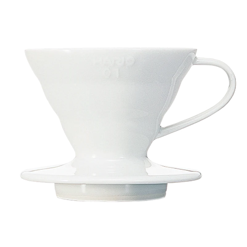V60 Ceramic Dripper, 01 Size, White